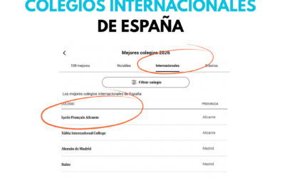 El Lycée français international de Alicante, reconocido entre los mejores colegios internacionales de España según ‘El Mundo’