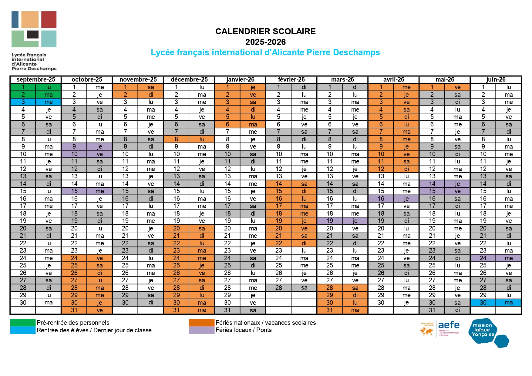 CALENDRIER SCOLAIRE LFIA 2025-2026(1)_page-0001