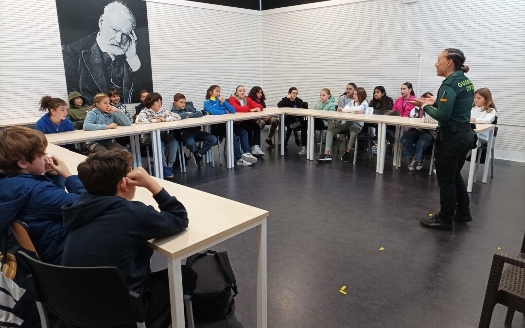 Visite de la Guardia Civil : le harcèlement scolaire et sa prévention