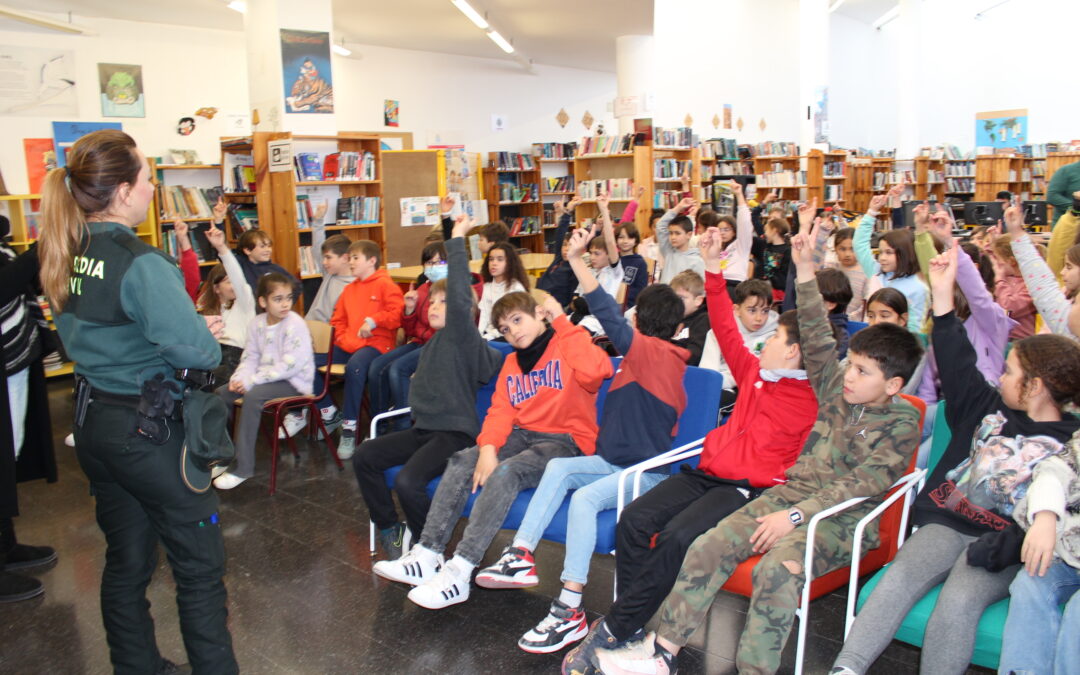 Lutte contre le harcèlement scolaire : visite de la Guardia Civil