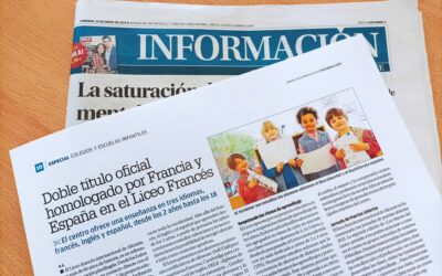 La Doble Titulación Oficial Homologada por Francia y España del Liceo aparece en prensa