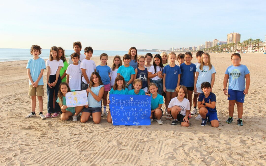 La clase CM1-CM2 presenta su candidatura para representar al LFIA en el Parlamento de los Niños